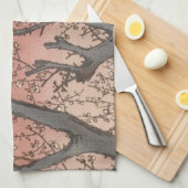 木花梅園日本の キッチンタオル (四つ折り)