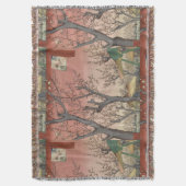 木花梅園日本の スローブランケット (正面縦)