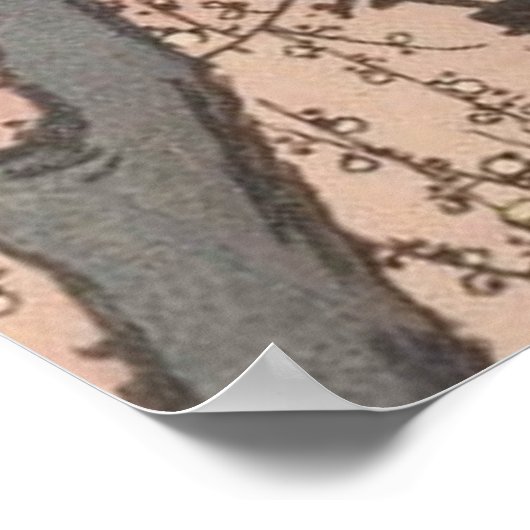 木花梅園日本の ポスター (角)