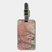 木花梅園日本の ラゲッジタグ (正面縦)