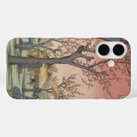 木花梅園日本の Case-Mate iPhoneケース (裏面 (横))