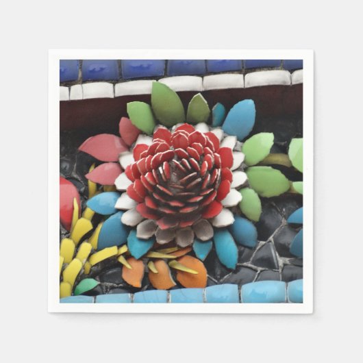 木花 スタンダードカクテルナプキン (正面)