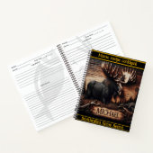 木芸術的に刈り威厳のある込む ノートブック (内部)