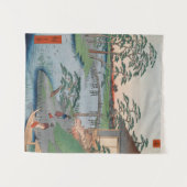 木菩提寺ヴィンテージ浮世絵日本の画 タペストリー (正面(横))