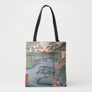 木菩提寺ヴィンテージ浮世絵日本の画 トートバッグ