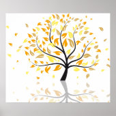 木葉から落ちる ポスター (正面)