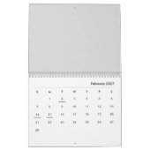 木葉 カレンダー (2月 2027)