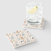 木葉 ストーンコースター (横)