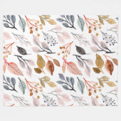 木葉 フリースブランケット (正面(横))