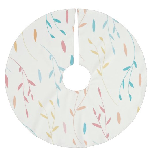 木葉 ブラッシュドポリエステルツリースカート (正面)