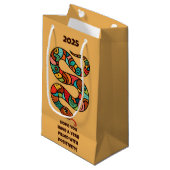 木蛇中国の2025年の新年 スモールペーパーバッグ (正面アングル)