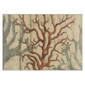 木製および小さい珊瑚 カッティングボード (正面)