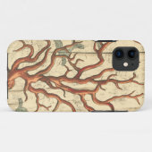 木製および小さい珊瑚 Case-Mate iPhoneケース (裏面(横))
