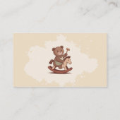 木製のおもちゃメーカー 名刺 (裏面)