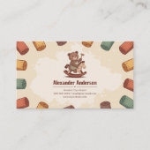 木製のおもちゃメーカー 名刺 (正面)