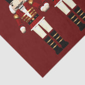 木製のおもちゃ兵士のクルミ割りクリスマス 薄葉紙 (詳細)