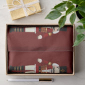 木製のおもちゃ兵士のクルミ割りクリスマス 薄葉紙 (ギフト)