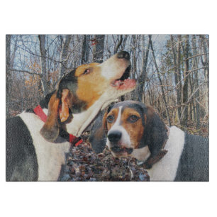木製のまな板のTreeingの歩行者のCoonhounds カッティングボード