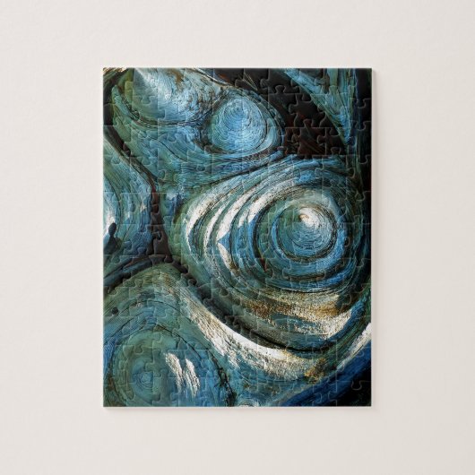 木製のらせん状 ジグソーパズル (縦)