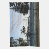 木製のキッチンタオル付きマッキナック橋 キッチンタオル (縦)