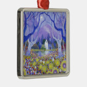 木製のコテージ2013年 メタルオーナメント (右)