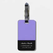 木製のコテージ2013年 ラゲッジタグ (裏面縦)