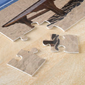 木製のサンベッド ジグソーパズル (側面)