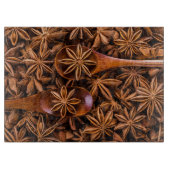 木製のスプーンとアニス カッティングボード (正面)