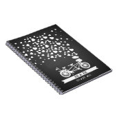 木製のタンデム結婚式の来客名簿のプランナーのノート ノートブック (右側)