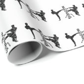 木製のダミーの羽のチュン ラッピングペーパー (ロールコーナー)