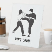 木製のダミーの羽のチュン 台座サイン (インサイチュ)