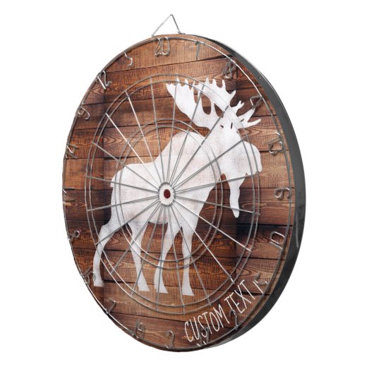 木製のダート盤のカスタマイズ可能なスプレーの色彩の鮮やかなアメリカヘラジカ ダーツボード (正面右)