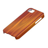 木製のチークのiPhone SE/5/5Sのやっとそこに場合 Case-Mate iPhoneケース (下部)