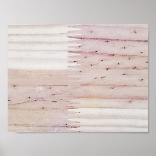 木製のテクスチャ構造ポスター ポスター (正面)