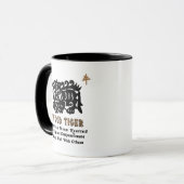 木製のトラの1974年のギフトの中国のな年 マグカップ (正面左)