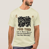 木製のトラ1974のTシャツの中国のな年 Tシャツ (正面)