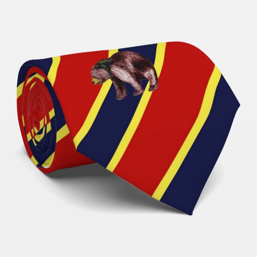 木製のバッジくまのストライプのな服タイ ネクタイ (ロール)