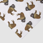 木製のバッジのバッファローのティッシュペーパー 薄葉紙 (詳細)