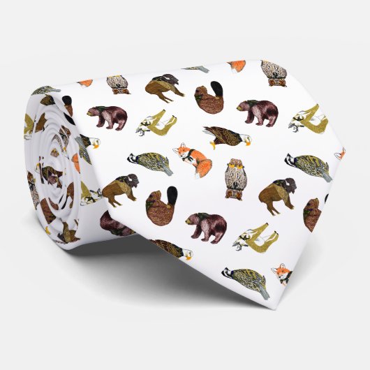 木製のバッジの生き物のトスのタイ ネクタイ (ロール)