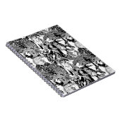 木製のバッジの生き物のノート ノートブック (右側)