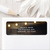 木製のバレル彫りハートラ素朴イト結婚 ラベル (インサイチュ)