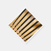 木製のフェンスの柱 スタンダードカクテルナプキン (角)