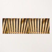 木製のフェンス板 ヨガマット (正面(横))