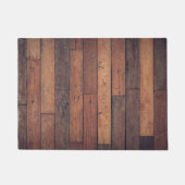 木製のフロアーリング ドアマット (正面)