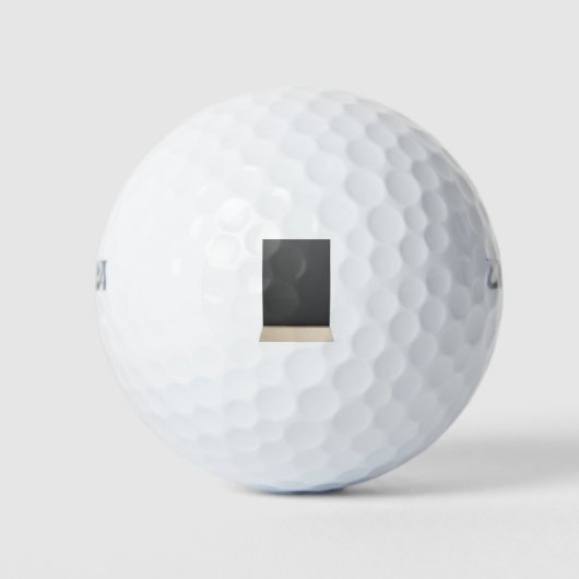木製のメニューホルダー ゴルフボール (正面)