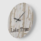 木製の一見の時計 ラージ壁時計 (傾斜)