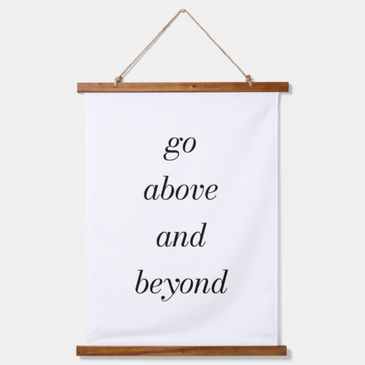 木製の上の壁のタペストリーを超えて行く 吊り下げ型タペストリー (正面)