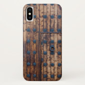 木製の中世の大きなドア内の小さなドア Case-Mate iPhoneケース (裏面)