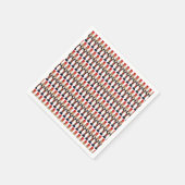 木製の伝統的くるみ割り姿 スタンダードカクテルナプキン (角)