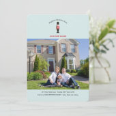 木製の兵士フォトホリデームービングカード シーズンカード (スタンド正面)